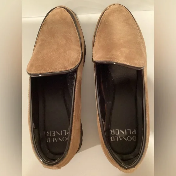 Donald J. Pliner Tan Suede Loafers - Picture 5 of 16